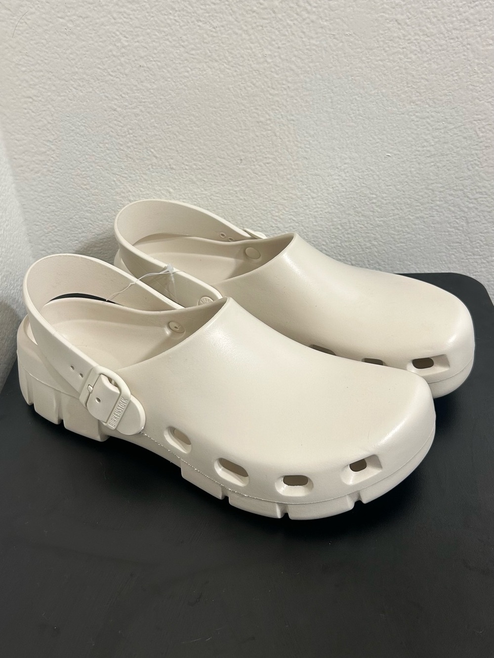 Birkenstock Birki Flow EVA Sandal Slipper Eggshell Unisex US 11-11.5 EUR 44